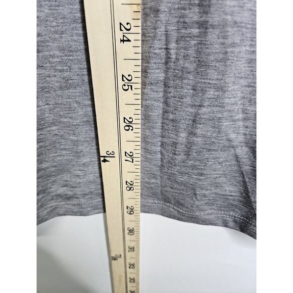 ATHLETA Essence Hooded Tunic Sweatshirt Lightweight Stretch Womens Size XS Grey - Picture 6 of 9